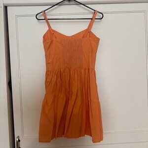 Ciao Lucia Orange Cotton Sundress – Size Small